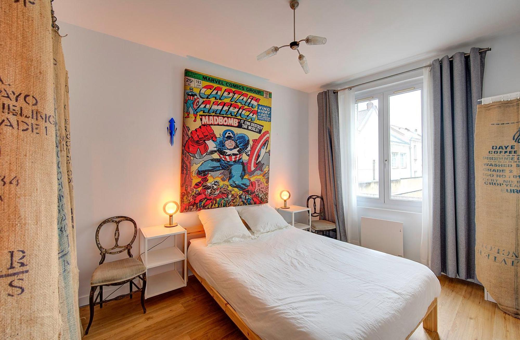 Chic Et Cosy - 5Mn De La Gare - Arrivee Autonome Apartment Tours Luaran gambar